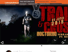 Tablet Screenshot of lobosybuitres.com